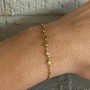 Fancy Diamond Gold Bracelet